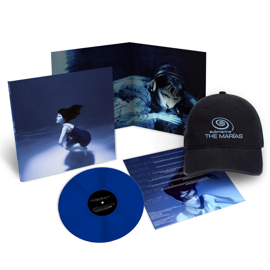 submarine hat and water cover vinyl duo