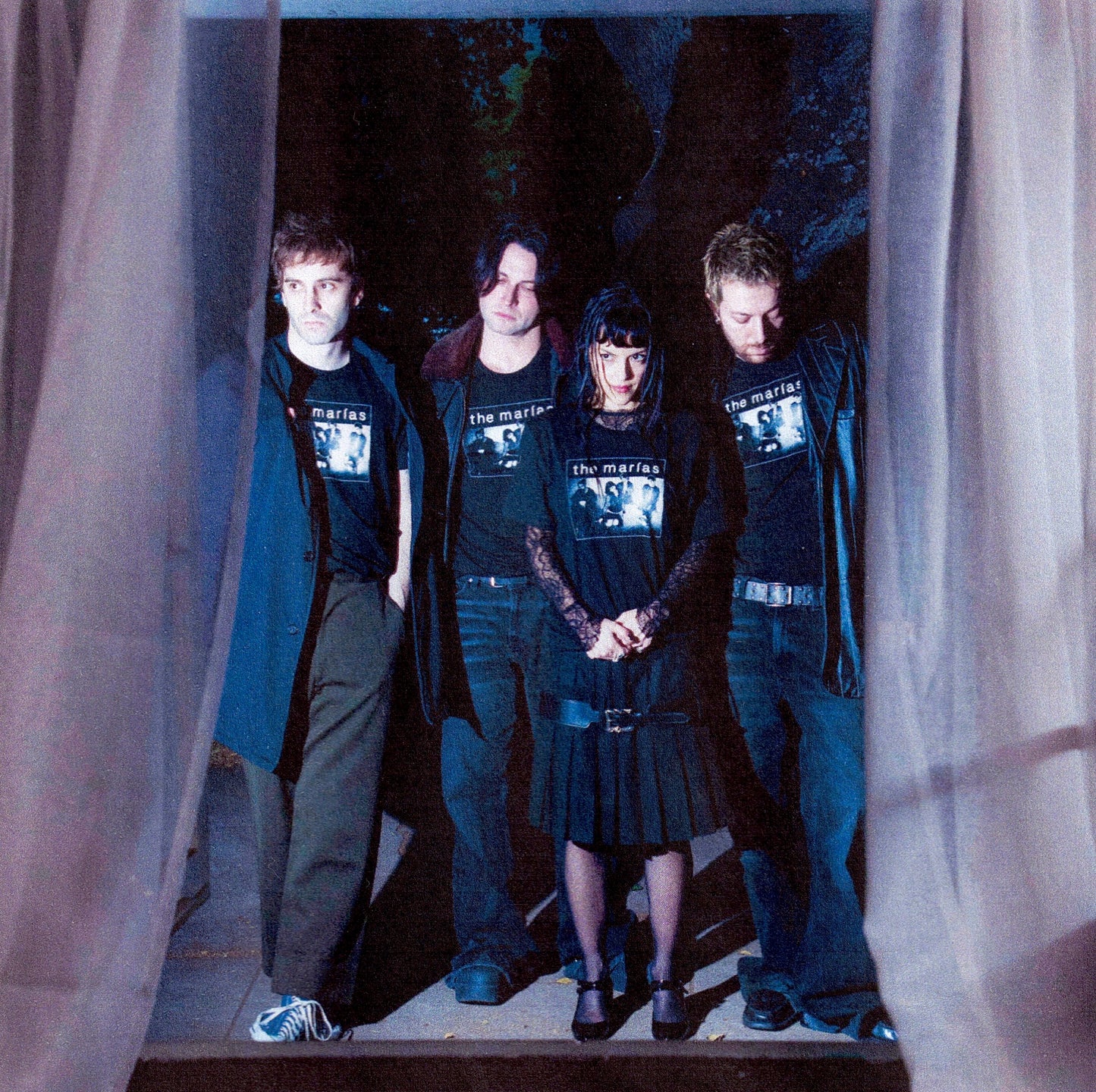 band black & white tee