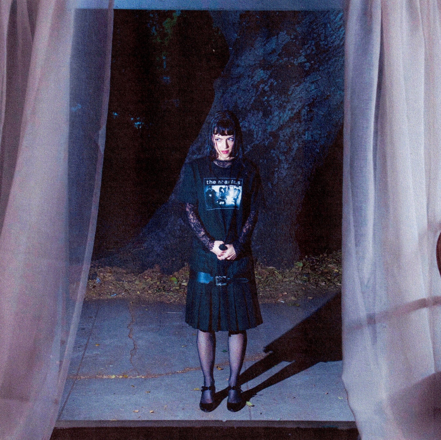 band black & white tee