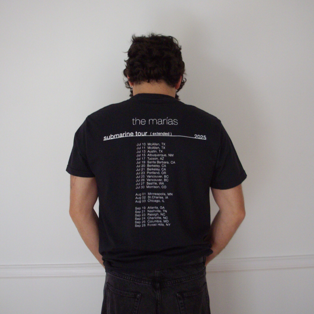 submarine (extended) north america tour tee