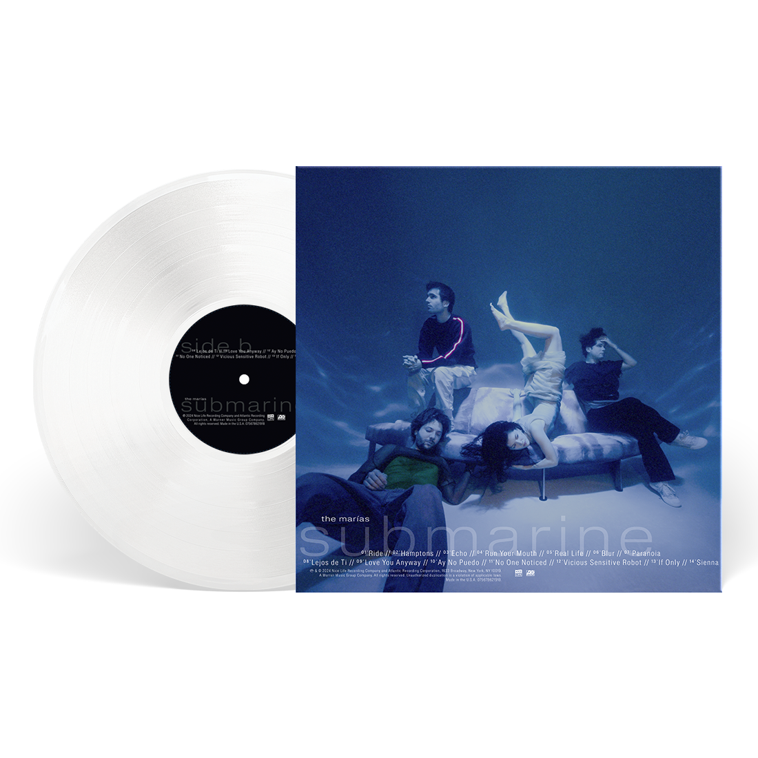 submarine ultra clear vinyl – The Marias submarine ultra clear vinyl – The Marias