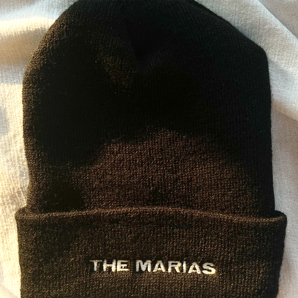 cinema beanie (handwritten by María)